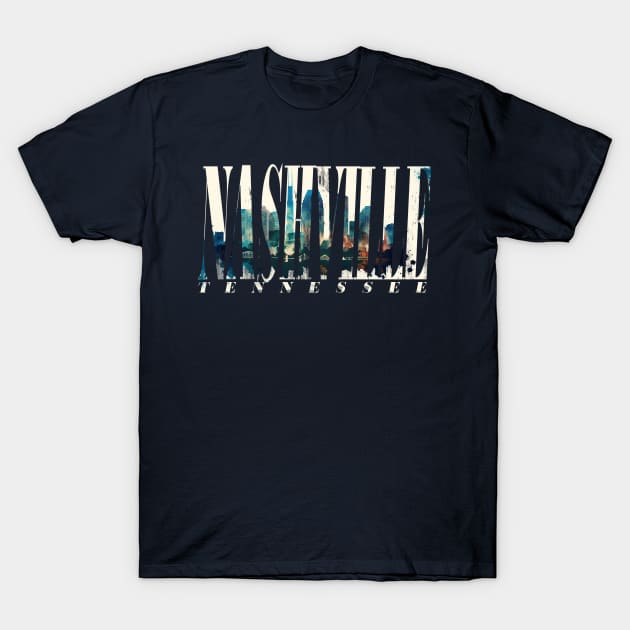 Nashville Skyline No. 5 T-Shirt by coyote